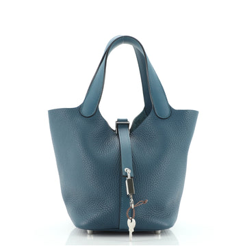 Hermes Picotin Lock Bag Clemence with Swift PM