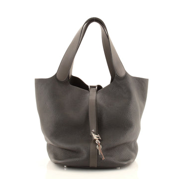 Hermes Bicolor Picotin Lock Bag Clemence with Swift TGM