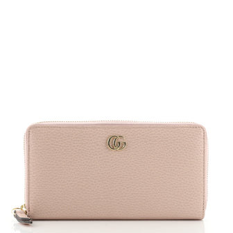 Gucci GG Marmont Zip Around Wallet Matelasse Leather