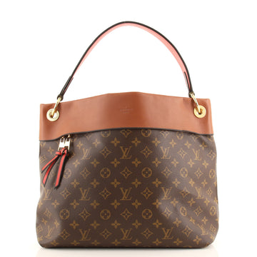 Louis Vuitton Tuileries Hobo Monogram Canvas with Leather