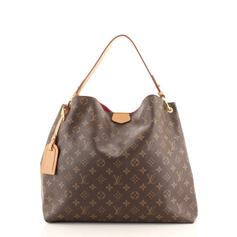 Louis Vuitton Graceful Handbag Monogram Canvas MM
