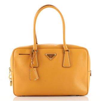 Prada Bauletto Bag Saffiano Leather Medium
