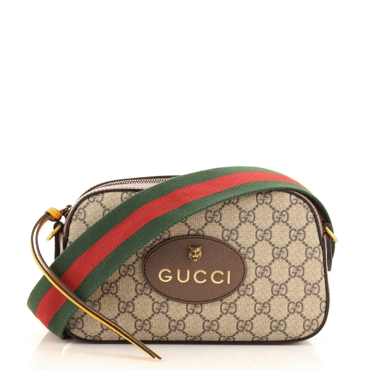 Gucci Neo Vintage Camera Messenger Bag GG Coated Canvas Brown 868901