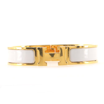 Hermes Clic H Bracelet Enamel Narrow