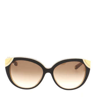 Louis Vuitton Amber Cat Eye Sunglasses Acetate and Metal