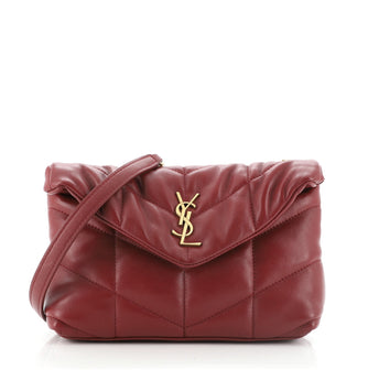 Saint Laurent LouLou Puffer Shoulder Bag Quilted Leather Small