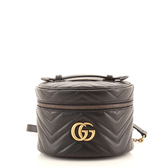 Gucci GG Marmont Backpack Matelasse Leather Mini
