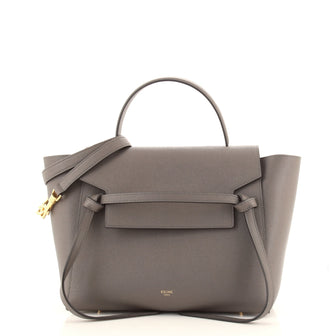 Celine Belt Bag Textured Leather Mini