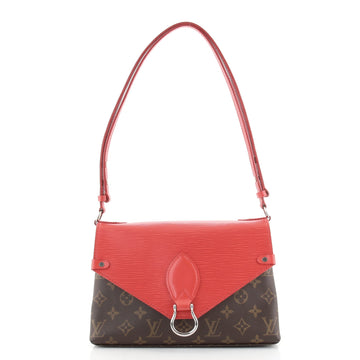 Louis Vuitton Saint Michel Handbag Monogram Canvas and Epi Leather