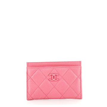 Chanel Classic Card Holder Quilted Caviar