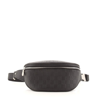 Louis Vuitton Campus Bumbag Damier Infini Leather Bag Black