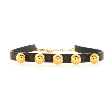 Louis Vuitton Studdy Choker Necklace Monogram Canvas