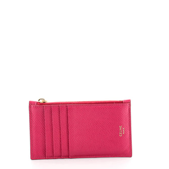 Celine Zipped Card Holder Leather Compact