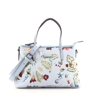 Gucci Convertible Zip Tote Flora Canvas Medium