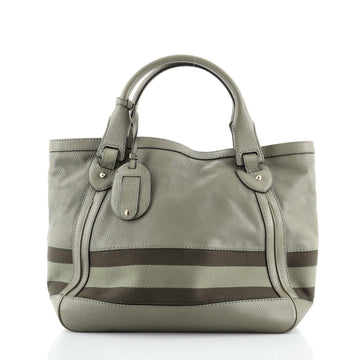Gucci Web Heritage Shopping Tote Leather Large