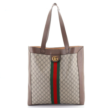 Gucci Ophidia Soft Open Tote GG Coated Canvas Large