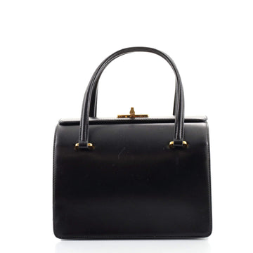 Prada Turnlock Accordion Frame Bag Box Calf Mini