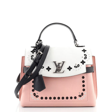 Louis Vuitton Lockme Ever Handbag Embroidered Leather BB