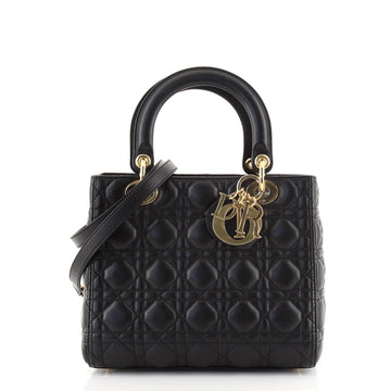Christian Dior Lady Dior Bag Cannage Quilt Lambskin Medium