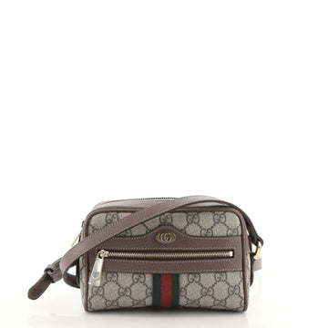 Gucci Ophidia Shoulder Bag GG Coated Canvas Mini