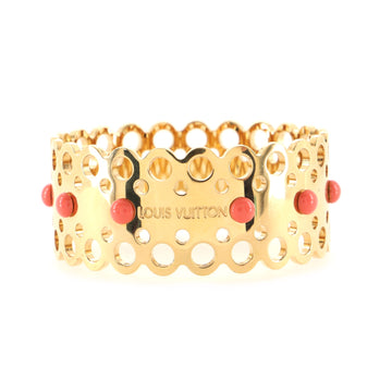 Louis Vuitton Hide and Seek Bangle Bracelet Metal with Enamel Wide
