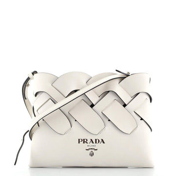 Prada Tress Clutch Leather Small
