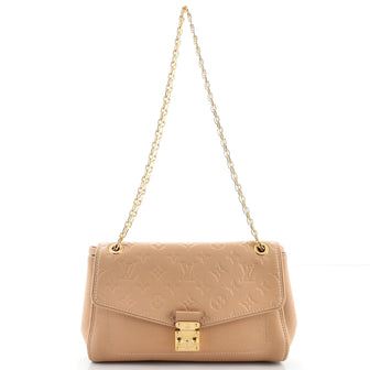 Louis Vuitton Saint Germain Handbag Monogram Empreinte Leather PM