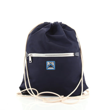 Prada Drawstring Backpack Tessuto Medium