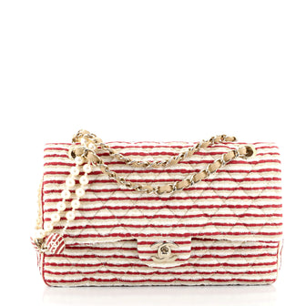 Chanel Coco Sailor Flap Bag Quilted Jersey Medium