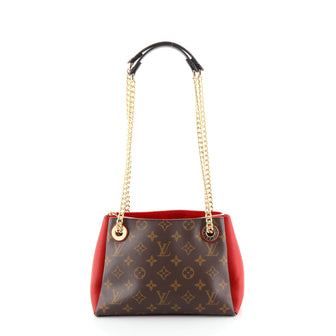 Louis Vuitton Surene Handbag Monogram Canvas with Leather BB