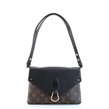 Louis Vuitton Saint Michel Handbag Monogram Canvas and Epi Leather