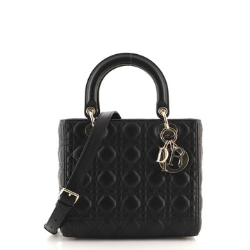 Christian Dior Lady Dior Bag Cannage Quilt Lambskin Medium