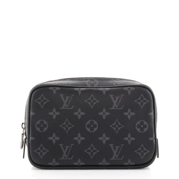 Louis Vuitton Toiletry Pouch Monogram Eclipse Canvas PM