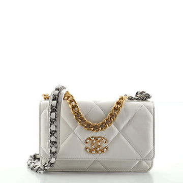Chanel 19 Wallet on Chain Quilted Goatskin