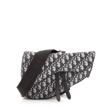 Christian Dior Saddle Crossbody Bag Oblique Canvas