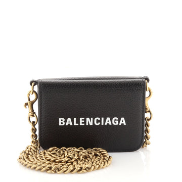 Balenciaga Cash Wallet on Chain Leather Mini