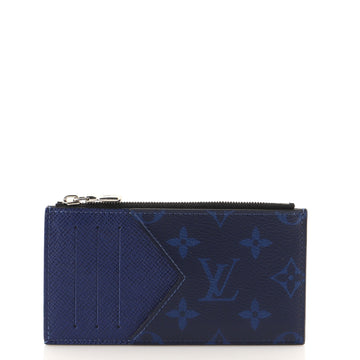 Louis Vuitton Coin Card Holder Monogram Taigarama
