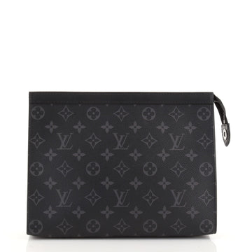 Louis Vuitton Pochette Voyage Monogram Eclipse Canvas MM