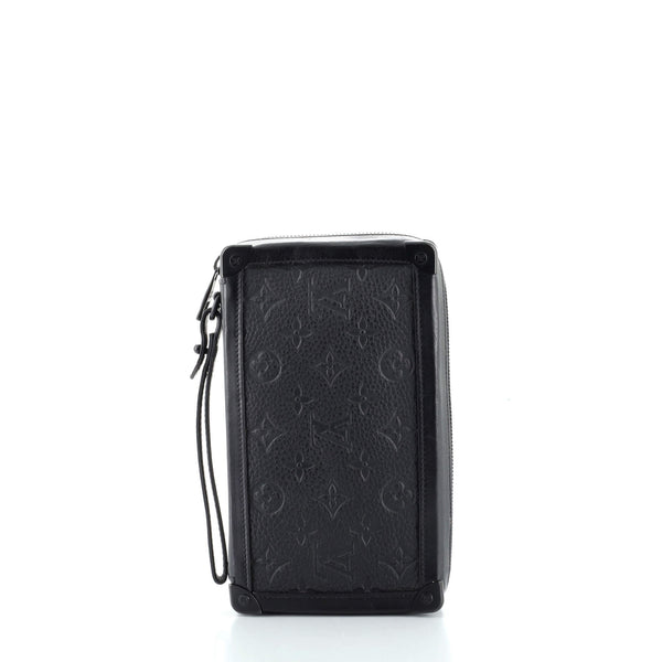 Soft Trunk Clutch Monogram Taurillon Leather