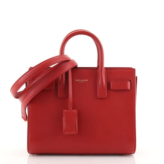 Saint Laurent Sac de Jour Bag Leather Nano
