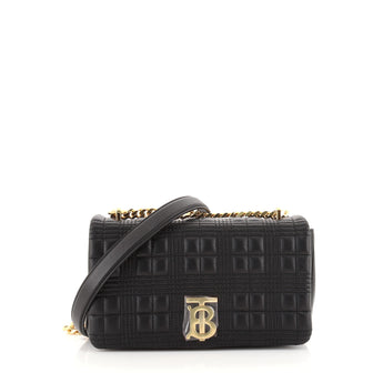 Burberry Lola Shoulder Bag Quilted Lambskin Small