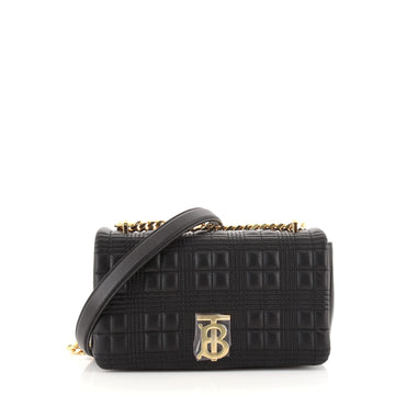 Burberry Lola Shoulder Bag Quilted Lambskin Small