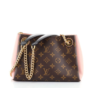 Louis Vuitton Surene Handbag Monogram Canvas with Leather BB