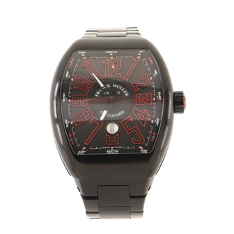 Franck Muller Vanguard Automatic Watch Titanium and Alligator with Rubber 44