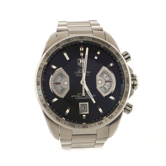 Tag Heuer Grand Carrera Chronograph Calibre 17 Automatic Watch Stainless Steel 43