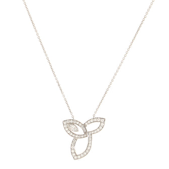 Harry Winston Lily Cluster Pendant Necklace Platinum with Diamonds