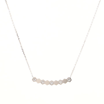 Chaumet Bee My Love Pendant Necklace 18K White Gold with Diamonds