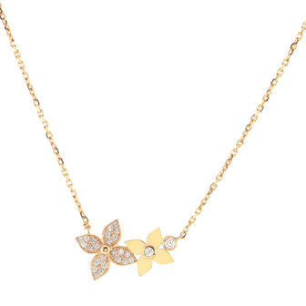 Louis Vuitton Star Blossom Pendant Necklace 18K Rose Gold and Diamonds Rose  gold 1929081
