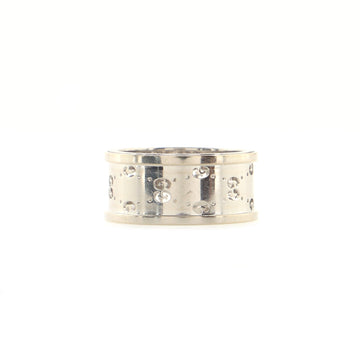 Gucci Icon Eternity Band Ring 18K White Gold 10mm
