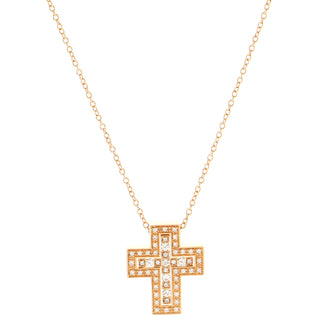 Damiani Belle Epoque Pendant Necklace 18K Rose Gold and Diamonds